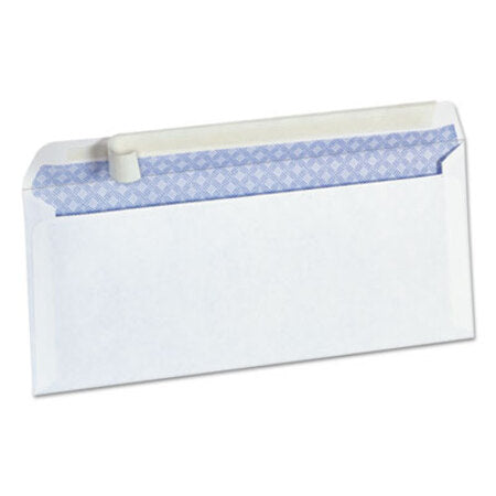 Universal® Peel Seal Strip Business Envelope, #10, Square Flap, Self-Adhesive Closure, 4.13 x 9.5, White, 100/Box