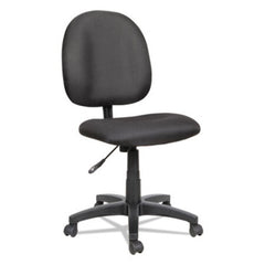 Alera® Alera Essentia Series Swivel Task Chair, Supports up to 275 lbs, Black Seat/Black Back, Black Base