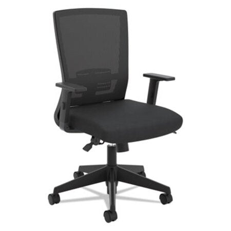HON® VL541 Mesh High-Back Task Chair, Supports up to 250 lbs., Black Seat/Black Back, Black Base