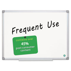 MasterVision® Earth Gold Ultra Magnetic Dry Erase Boards, 36 x 48, White, Aluminum Frame