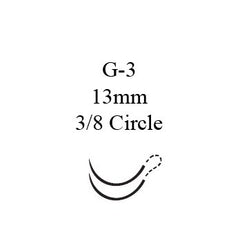 J & J Healthcare Systems Suture with Needle Perma-Hand™ Nonabsorbable Coated Black Suture Braided Silk Size 4 - 0 18 Inch Suture Double-Armed 13 mm Length 3/8 Circle Reverse Cutting Needle