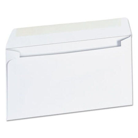 Universal® Business Envelope, #6 3/4, Square Flap, Gummed Closure, 3.63 x 6.5, White, 500/Box