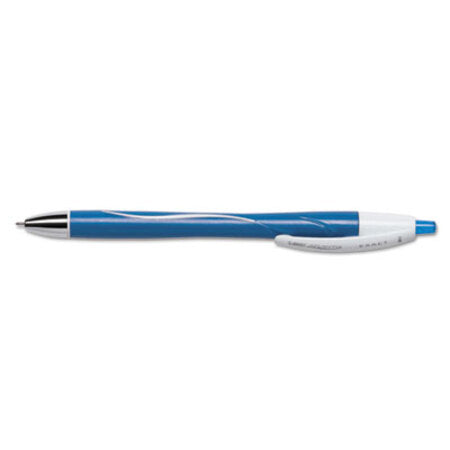 Atlantis Exact Retractable Ballpoint Pen, Fine 0.7 mm, Blue Ink/Barrel, Dozen