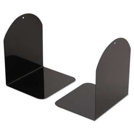 Universal® Magnetic Bookends, 6 x 5 x 7, Metal, Black