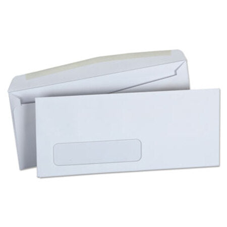Universal® Business Envelope, #10, Commercial Flap, Gummed Closure, 4.13 x 9.5, White, 250/Box