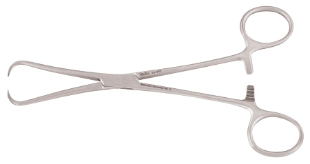 Forceps Staude-Moore-Ferguson 6-3/4 Inch Length Surgical Grade Stainless Steel NonSterile Ratchet Lock Finger Ring Handle Straight Serrated Tip