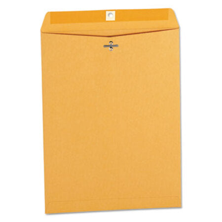 Universal® Kraft Clasp Envelope, #12 1/2, Square Flap, Clasp/Gummed Closure, 9.5 x 12.5, Brown Kraft, 100/Box