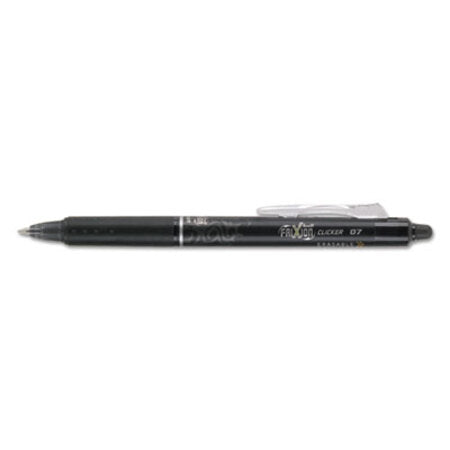 Pilot® FriXion Clicker Erasable Retractable Gel Pen, 0.7 mm, Black Ink/Barrel