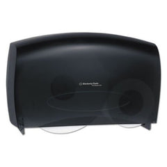 Kimberly-Clark Professional* Cored JRT Jumbo Combo Tissue Dispenser, 20 2/5w x 5 4/5d x 13 1/10h, Smoke/Gray