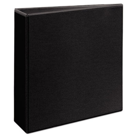 Avery® Durable View Binder with DuraHinge and EZD Rings, 3 Rings, 3" Capacity, 11 x 8.5, Black, (9700)