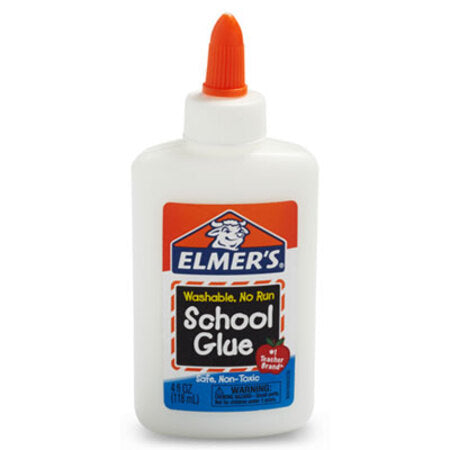 s® Washable School Glue, 4 oz, Dries Clear