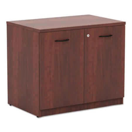 Alera® Alera Valencia Series Storage Cabinet, 34 1/8w x 22 7/8d x 29 1/2h, Medium Cherry