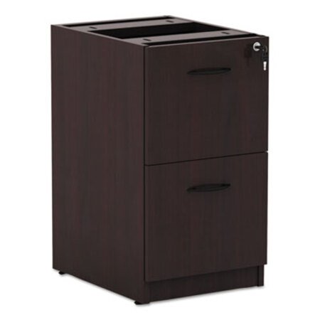 Alera® Alera Valencia File/File Drawer Full Pedestal, 15.63w x 20.5d x 28.5h, Mahogany