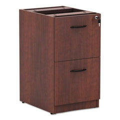 Alera® Alera Valencia File/File Drawer Full Pedestal, 15.63w x 20.5d x 28.5h, Medium Cherry