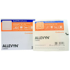 Smith & Nephew Foam Dressing Allevyn Adhesive 5 X 5 Inch Square Adhesive with Border Sterile