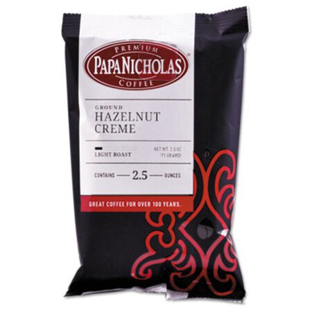 PapaNicholas® Coffee Premium Coffee, Hazelnut Creme, 18/Carton