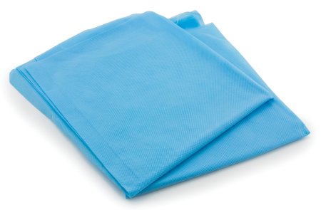 Stretcher Sheet McKesson Fitted 25 W X 72 L Inch Blue Nonwoven Fabric Disposable