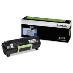 Lexmark™ 50F1000 Return Program Toner, 1,500 Page-Yield, Black