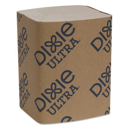 Dixie® Ultra® Interfold Napkin Refills 2-Ply, 6.5 x 5 Folded, Brown, 6,000/Carton