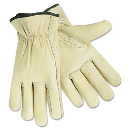 MCR™ Safety Full Leather Cow Grain Gloves, X-Large, 1 Pair