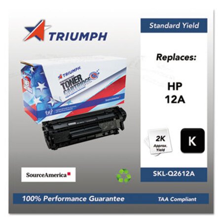 Triumph™ 751000NSH0171 Remanufactured Q2612A (12A) Toner, 2000 Page-Yield, Black