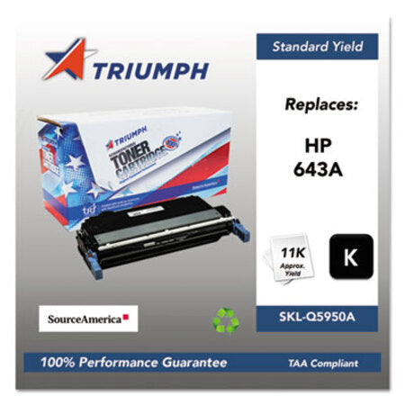 Triumph™ 751000NSH0283 Remanufactured Q5950A (643A) Toner, 11000 Page-Yield, Black