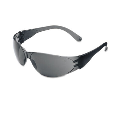 MCR™ Safety Checklite Scratch-Resistant Safety Glasses, Gray Lens