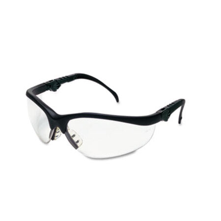 MCR™ Safety Klondike Plus Safety Glasses, Black Frame, Clear Lens