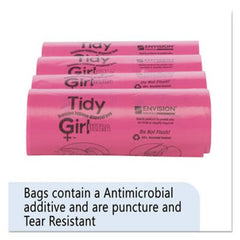 Tidy Girl™ Feminine Hygiene Sanitary Disposal Bags, 4" x 10", Natural, 600/Carton
