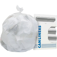 Lagasse Trash Bag Heritage 30 gal. Natural HDPE 8 Mic. 30 X 37 Inch Star Seal Bottom Flat Pack - M-281231-3690 - Case of 500