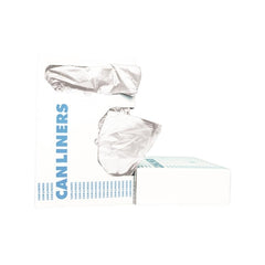 RJ Schinner Co Trash Bag Heritage 56 gal. Natural HDPE 17 Mic. 43 X 48 Inch Star Seal Bottom Flat Pack - M-281243-3243 - Case of 200