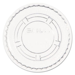 Dart® Portion/Souffle Cup Lids, Fits 0.5-1 oz Cups, PET, Clear, 2,500/Carton