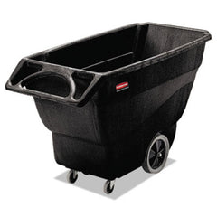 Rubbermaid® Commercial Structural Foam Tilt Truck, Rectangular, 600 lb Capacity, Black