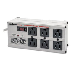 Tripp Lite Isobar Surge Protector, 6 Outlets, 6 ft Cord, 3330 Joules, Metal Housing