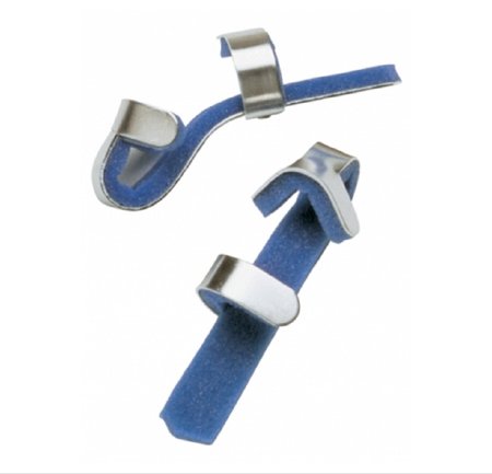 DJO Finger Splint ProCare® Small Fold-Over Left or Right Hand Blue / Silver