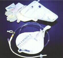 Cardinal Indwelling Catheter Kit Dover™ Closed System / Foley 16 Fr. Latex