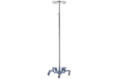 Pedigo Products IV Stand 6-Hook 6 Legs with 3 Inch Heavy-Duty Caster, 23 Inch Base Diameter - M-288450-3590 - Each