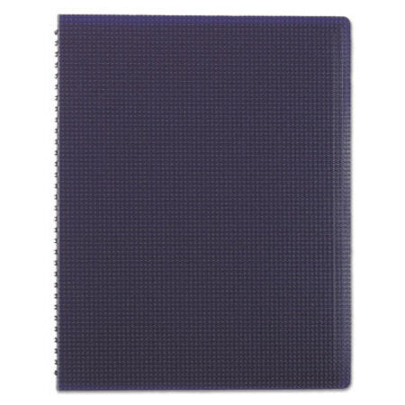 Blueline® Duraflex Poly Notebook, 1 Subject, Medium/College Rule, Blue Cover, 11 x 8.5, 80 Sheets