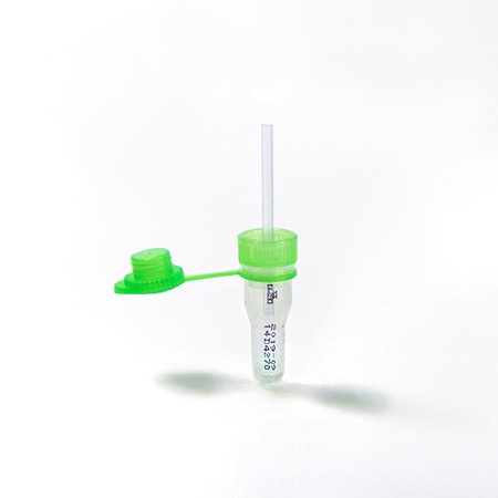 Ram Scientific Safe-T-Fill® Capillary Blood Collection Tube Plasma Tube Lithium Heparin Additive 1.1 mm Diameter 125 µL Green Pierceable Attached Cap Plastic Tube