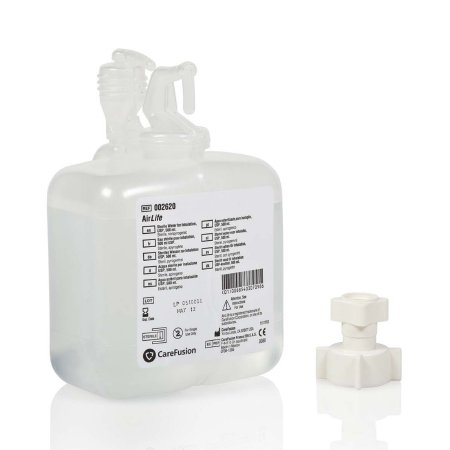 Vyaire Medical AirLife® Humidifier Bottle with Adapter 500 mL Sterile Water