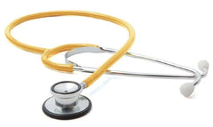 American Diagnostic Corp Classic Stethoscope Proscope™ 670 Yellow 1-Tube 21 Inch Tube Double-Sided Chestpiece
