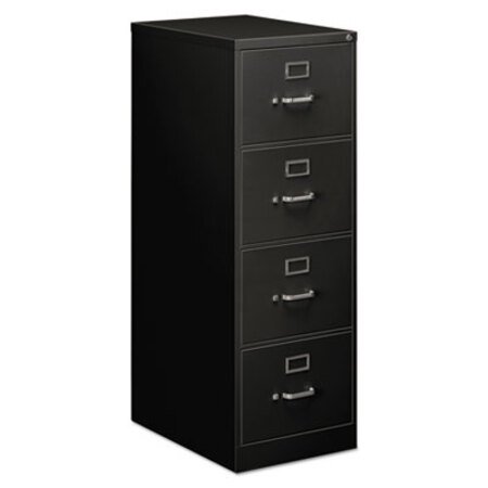 Alera® Four-Drawer Economy Vertical File Cabinet, Legal, 18.25w x 25d x 52h, Black