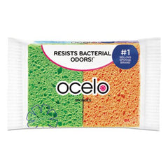 ocelo™ Vibrant Color Sponges, 4.7 x 3 x 0.6, Assorted Colors, 4/Pack