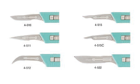 Miltex Scalpel Miltex® No. 22 Stainless Steel / Plastic Classic Grip Handle Sterile Disposable - M-289733-3745 - Box of 1