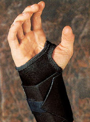 Scott Specialties Wrist Support with Tension Strap Elastic / Plastic Right Hand Black X-Large