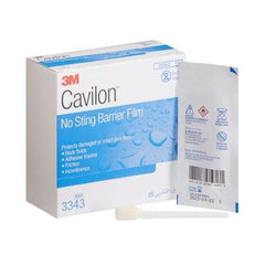 3M Skin Barrier Applicator 3M™ Cavilon™ No Sting 26 to 62% Strength Hexamethyldisiloxane / Isooctane / Acrylate Terpolymer / Polyphenylmethylsiloxane Individual Packet Sterile