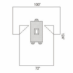 O&M Halyard Inc Abdominal Drape Laparotomy Drape 100 W X 72 W X 124 L Inch Sterile