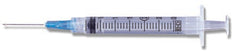 Becton Dickinson Syringe with Hypodermic Needle PrecisionGlide™ 3 mL 20 Gauge 1-1/2 Inch Detachable Needle Without Safety - M-29423-2450 - Case of 800