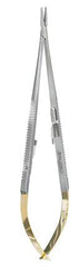 Miltex Microvascular Needle Holder 7 Inch Length Straight, Serrated Jaw - M-296063-4651 - Each