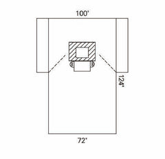 O&M Halyard Inc Surgical Drape Chest Drape 100 W X 72 W X 124 L Inch Sterile